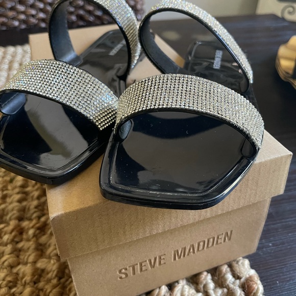 Steven Madden rhinestone slide - Picture 2 of 2
